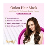 KURAIY Onion Hair Mask With Onion Oil & Organic Bamboo For Hair Fall Control 200g Pack Of 3