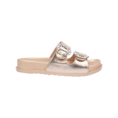 Shoetopia Gold Womens Flats - None