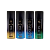 St. John Cobra Cool 50ml*2,Live & Sport 50ml Each Deodorant Spray for Men 50 ml ( Pack of 4 )