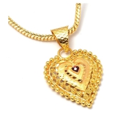 Jewar Mandi - Golden Pendant ( Pack of 1 ) - Golden