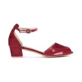 MARC LOIRE - Maroon Women's Sandal Heels - None