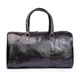 Man Arden - Black Leather Duffle Bag - Onesize