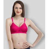 Madam - Pink Cotton Non - Padded Womens Everyday Bra ( Pack of 1 ) - 42D