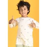 PALM LONG SLEEVES T-SHIRT - OFF WHITE-9-10 YEARS / 1N / WHITE