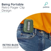 Pebble Retro Buds Green