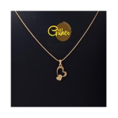 gilher - Golden Pendant ( Pack of 1 ) - Golden