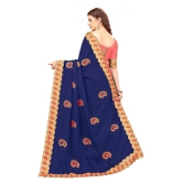 ofline selection Blue Dola Silk Saree