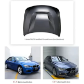 Car Craft Compatible With Bmw 3 Series F30 2012-2018 Gts Style Front Hood Bonnot Steel