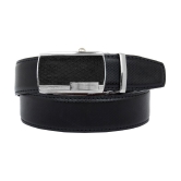 Zacharias - Black Leather Men's Reversible Belt ( Pack of 1 ) - None