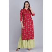 MAUKA - Maroon Straight Rayon Women''s Stitched Salwar Suit ( Pack of 1 ) - None