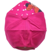 Zacharias Girl's Kids Cotton Cap kc-14-Dark-Pink- (Pack of 1) (1-4 Years) - None