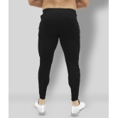 Vitaan - Black Lycra Men's Trackpants ( Pack of 1 ) - M