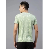 Diaz Cotton Blend Regular Fit Printed Half Sleeves Mens T-Shirt - Green ( Pack of 1 ) - None