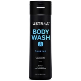 Ustraa Body Wash - Taurine - 200 ml - Menthol cooling, Energizing freshness & no post-shower dryness, intense foaming without sulphates