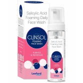 Leeford Clinsol 1% Salicylic acid Foaming Face Wash for Men & Women, 60ml - with glycolic acid