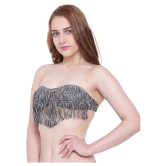 La Intimo Polyester Push Up Bra - Grey - 34A