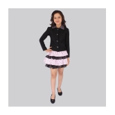 Cutecumber - Black Georgette Girls Shirt With Skirt ( Pack of 1 ) - None