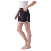 Miss Chase Cotton Night Shorts - Black - XS