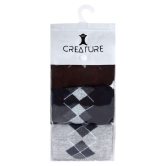 Creature Brown Formal Mid Length Socks - Brown