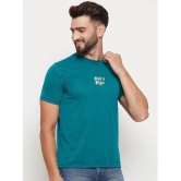 UNIBERRY Cotton Blend Regular Fit Printed Half Sleeves Mens T-Shirt - Green ( Pack of 1 ) - None