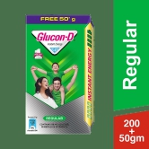 Glucon-D Instant Energy Health Drink - Regular, 200 G (Get 50 G Free), Refill