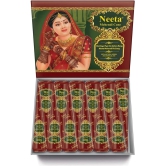 Neeta Mehendi Cones for Hand Desgning & Wedding, Bridal Mehandi Cone Reddish Brown Color 12 Pcs in 1 Box (Pack of 2)