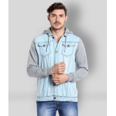 Campus Sutra - Blue Cotton Regular Fit Men's Casual Jacket ( Pack of 1 ) - L