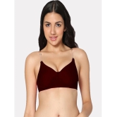 IN CARE LINGERIE Pack of 1 Cotton Blend Heavily Padded Womens Push Up Bra ( Maroon ) - None