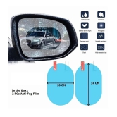 GEEO Side Mirror Visor Transparent Set of 2