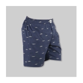 Supersquad Cotton Mens Boxer- ( Navy ) - None