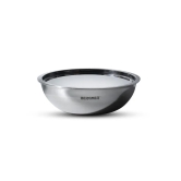 Bergner Argent Tri-Ply Stainless Steel Tasla with Stainless Steel Lid | Gas & Induction Compatible | Silver