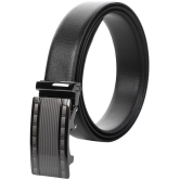 Zacharias - Black Leather Men's Formal Belt ( Pack of 1 ) - None