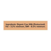 Organic Cow Milk Pasteurized 500 Ml