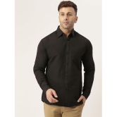 KLOSET By RIAG 100% Cotton Regular Fit Solids Full Sleeves Men's Casual Shirt - Black ( Pack of 1 ) - None