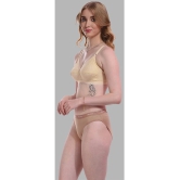 Madam Nude Cotton Lycra Solid Womens Hipster ( Pack of 1 ) - None