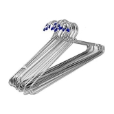 TINUMS Stainless Steel Standard Clothes Hangers ( Pack of 12 )