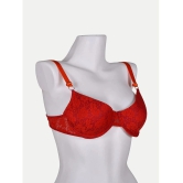 Radprix Pack of 1 Cotton Lightly Padded Womens Everyday Bra ( Red ) WWUKB401266 - None