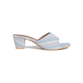 Mesmerizing Multicolored Stripe Heels for Women-37