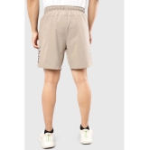 Fuaark Beige Polyester Lycra Mens Gym Shorts ( Pack of 1 ) - None