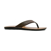 ASIAN Brown Mens Daily Slipper - None