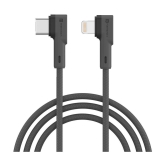 Portronics Konnect L Type-C to 8 Pin Cable:Type-C to 8 Pin USB PD Cable ,Grey (POR 1438) - Grey