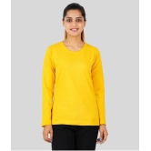 ferocious - Yellow Cotton Regular Fit Womens T-Shirt ( Pack of 1 ) - None