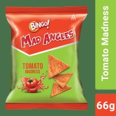 Bingo Mad Angles - Tomato Madness, Tangy & Crunchy Chips, Perfect For Snacking, 66 G Pouch