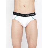 La Intimo White Cotton Mens Briefs ( Pack of 1 ) - None