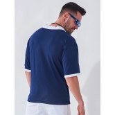 Young Navy Oversized Polo T-shirt-L / Navy