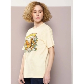 Dillinger Off White Cotton Womens T-Shirt ( Pack of 1 ) - None