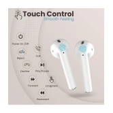 VEhop AirMini Buds Bluetooth True Wireless (TWS) In Ear 20 Hours Playback Fast charging,Dual pairing IPX4(Splash & Sweat Proof) White