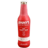 JIMMY'S COCKTAILS Gin Cherry Sour Cocktail Mixer - Ready To Serve Fruit Beverage, 250 ml 