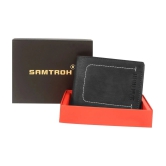 samtroh - PU Black Mens Regular Wallet ( Pack of 1 ) - Black