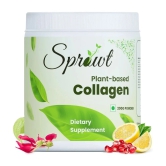 Sprowt Plant Based Collagen Builder for Youthful & Glowing Skin. Collagen Powder for Men and Women. Collagen Supports Beautiful Skin, contains Amla, Vitamin C and Guava